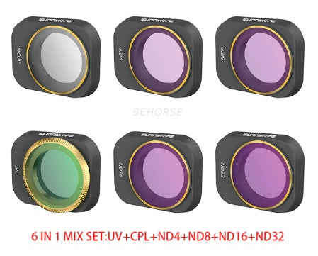 Drone Filter For DJI Mini 3 Pro Camera Lens Filters Kit MCUV CPL ND 4/8/16/32 Mini 3 Optical Glass Lens Drone Accessories