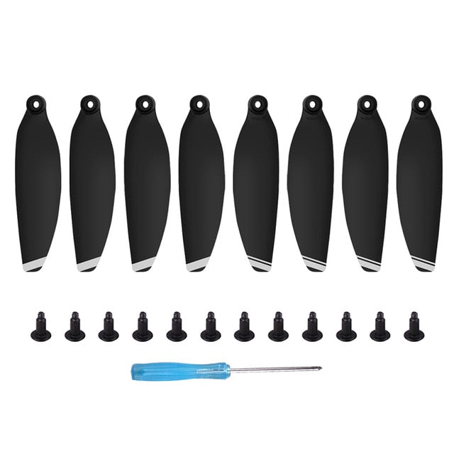 8PCS Quick Release Propeller Blades Foldable Low Noise Propellers For DJI Mavic Mini RC Drone Accessories (Mini & Mini 2)