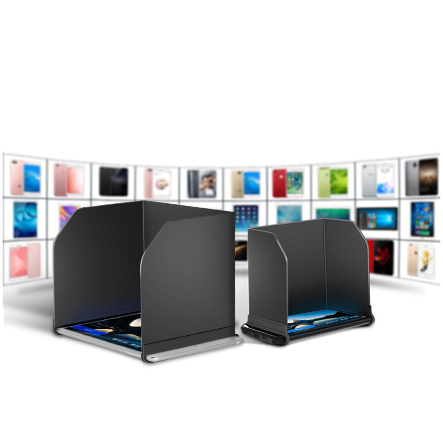 DJI Drone Remote Control FPV Monitor Sunshade Hood Smartphone Tablet Sun Shade for Mavic 2 Zoom Phantom 4 / Parrot ANAFI RC