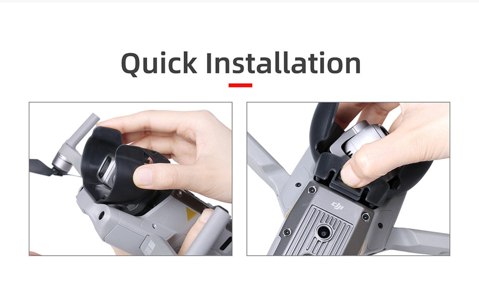 Sunnylife Lens Hood for DJI Air 2S/Mavic Air 2 Shape Lens Sun Shade Glare Shield Lens Camera Protector Gimbal Protector