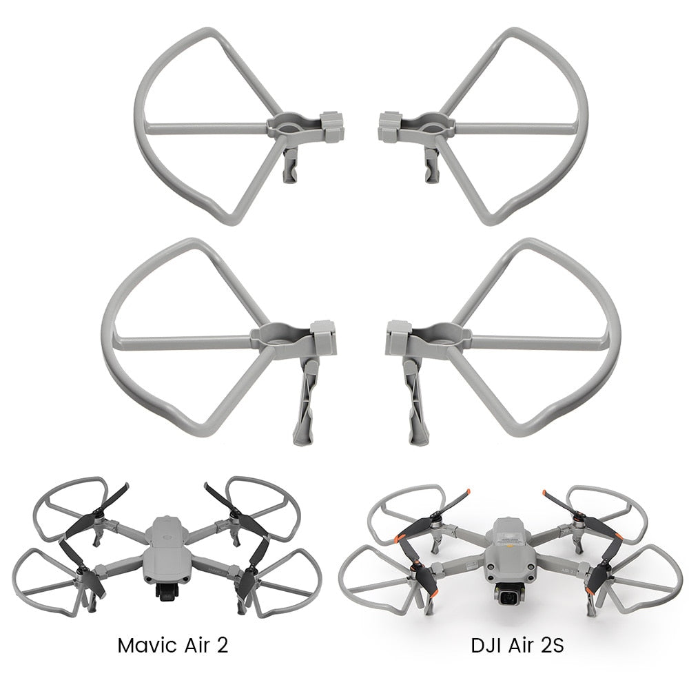 1Set Mavic Air 2 Propeller Guard With Heightening Landing Gear for DJI Air 2S Drone Blade Protector Protective Cover Accessorie
