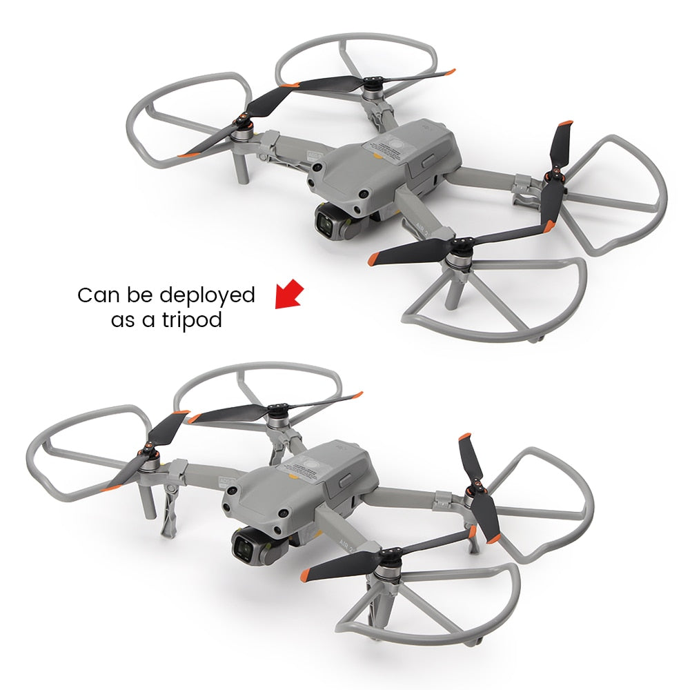1Set Mavic Air 2 Propeller Guard With Heightening Landing Gear for DJI Air 2S Drone Blade Protector Protective Cover Accessorie