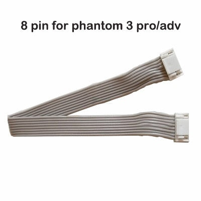 6 pin/8 pin Gimbal Camera/Wifi Drone Connector Cable for DJI Phantom 3 Pro/ADV