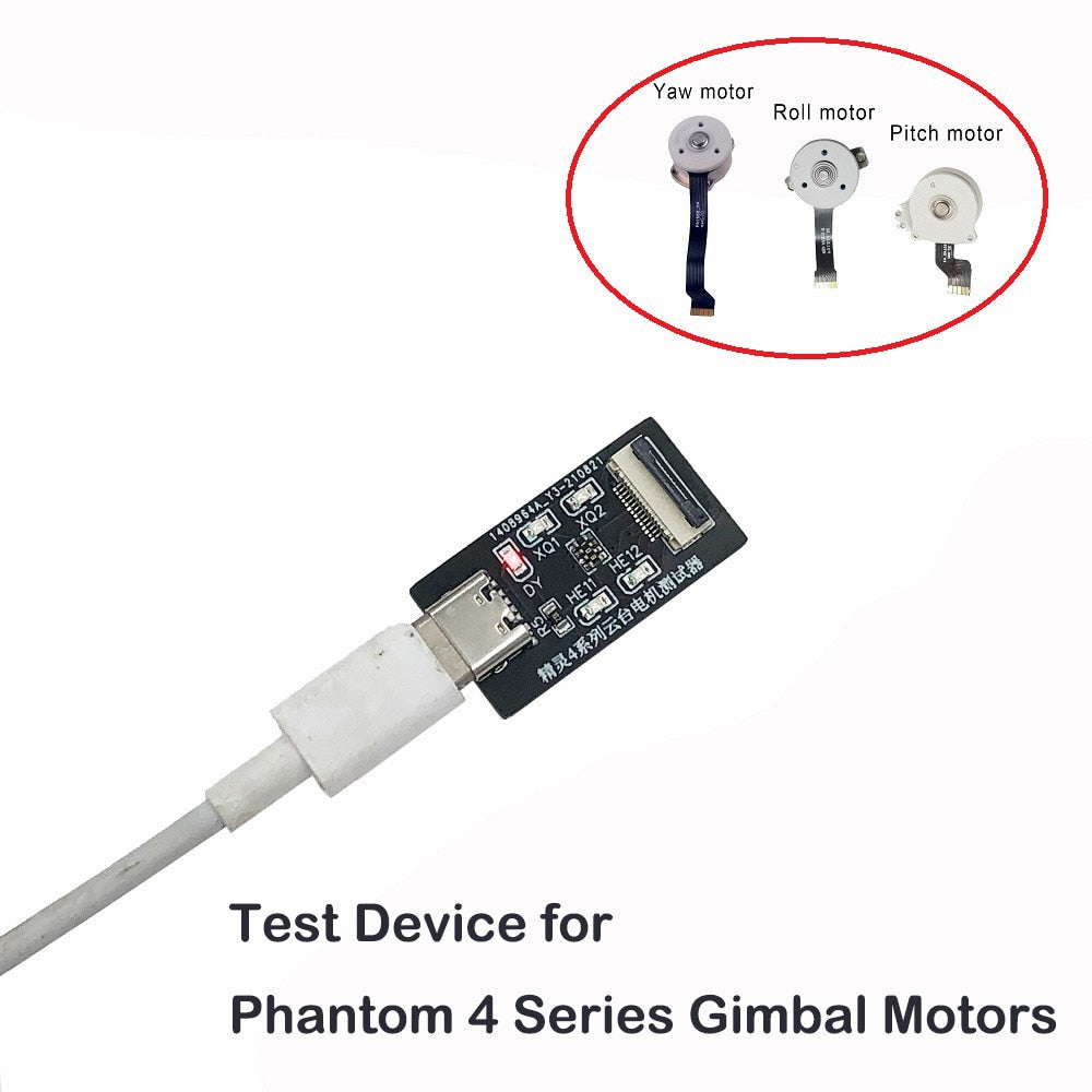 Gimbal Motors Test Tool/Device for DJI Phantom 4/4Pro/4 Adv/ 4Pro V2.0 Yaw/Roll/Pitch Motor