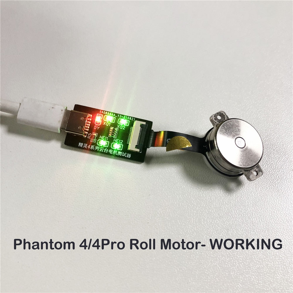 Gimbal Motors Test Tool/Device for DJI Phantom 4/4Pro/4 Adv/ 4Pro V2.0 Yaw/Roll/Pitch Motor