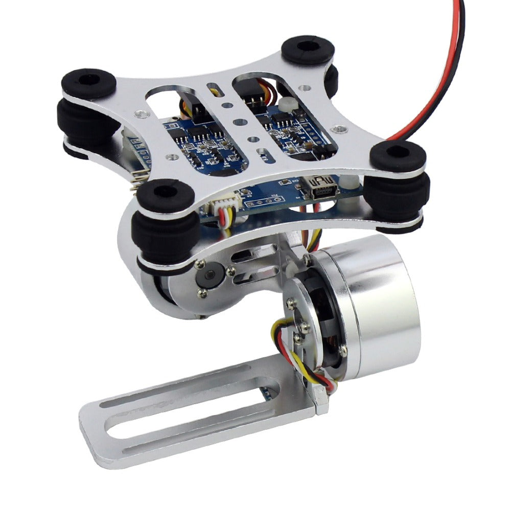 Aluminum 2-Axis Brushless Gimbal Camera Mount Controller Plug for Gopro 3 3+ Cameras DJI Phantom Trex 500 / 550 Drone No Manual