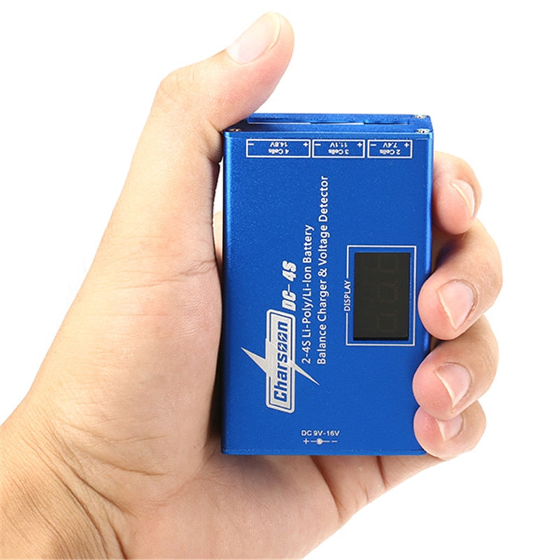 Original Charsoon DC-4S 2-4S Digital Screen Li-poly/Li-ion Battery Balance Charger Voltage Detector Power Adapter For RC Models