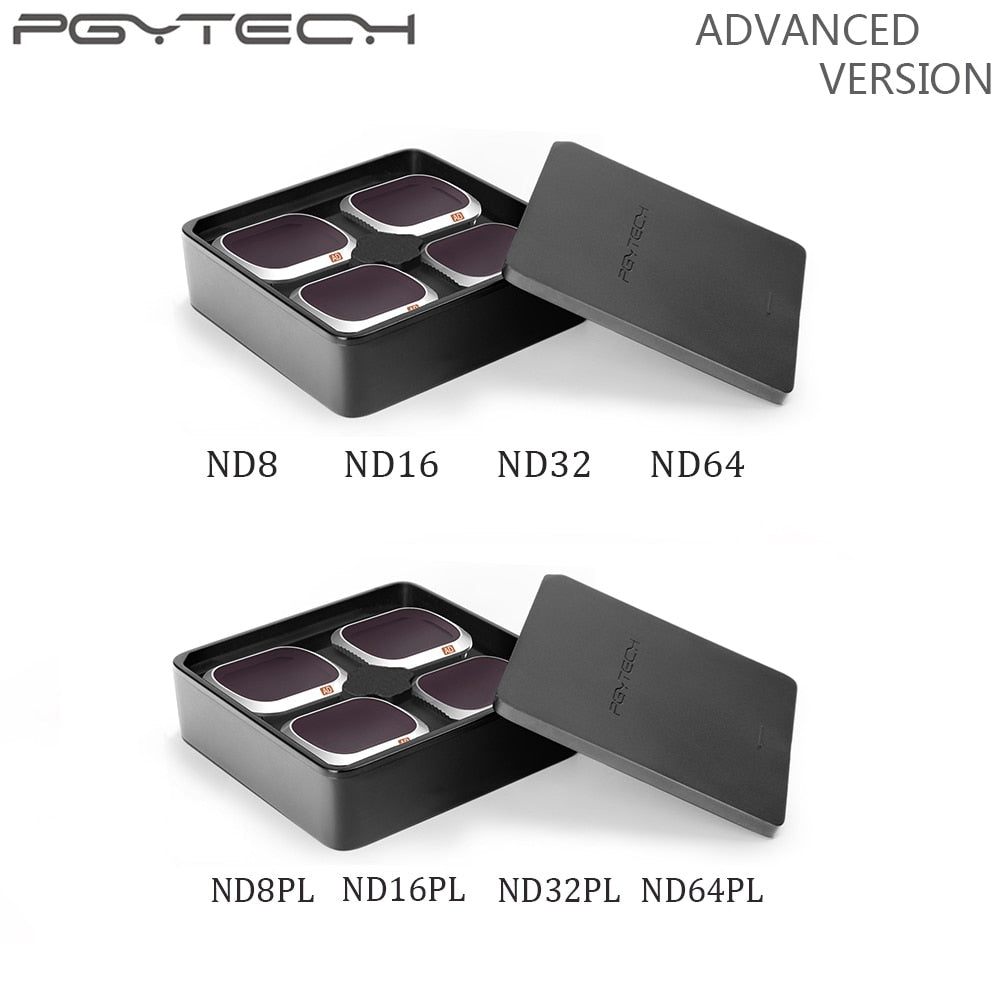 PGYTECH Advanced Mavic 2 Pro Filter Camera Lens Filters ND8/16/32/64-PL ND8/16/32/64 for DJI Mavic 2 Pro Drone Accessories